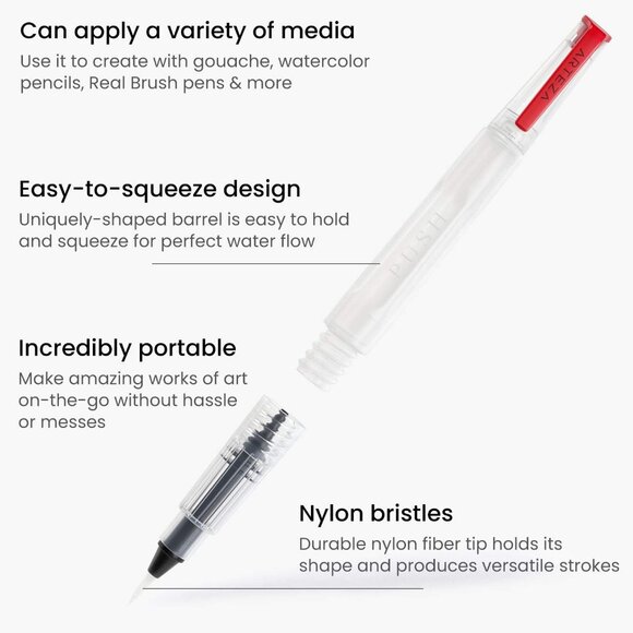 Metallic Watercolor Paint Set 24 Colors, Shimmering Watercolors in Half Pans wit - Picture 8 of 8